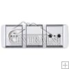 Z�suvka ABB Element karamelov�/ledov� �ed�