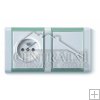 Z�suvka ABB Element karamelov�/ledov� �ed�