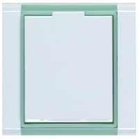 Zsuvka design ABB Time bl/ledov zelen s rmekem